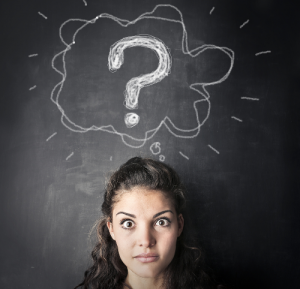 woman wondering